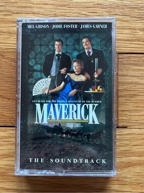Maverick Soundtrack Cassette - Blue Title Art